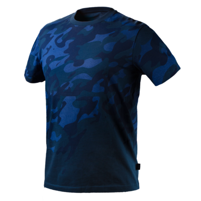 T-shirt roboczy Camo Navy rozmiar XL