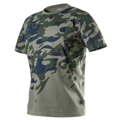 T-shirt roboczy z nadrukiem CAMO rozmiar XXL