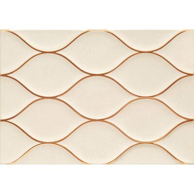 Dekor ścienny Navona beige 25 x 36 Gat.1