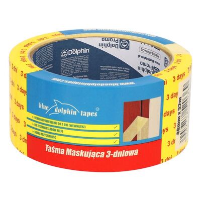 Taśma maskująca 48 mm x 32 m Blue Dolphin