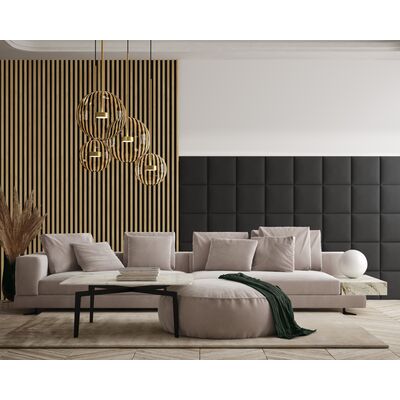 Panel tapicerowany Melange ME31 30 x 30 cm czarny