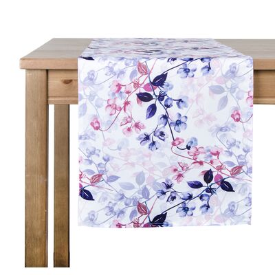 Bieżnik dekoracyjny 35 x 180 cm fiolet Floret