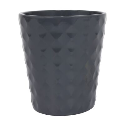 Osłonka ceramiczna borneo antracytowa 14,2 x 11,6 cm