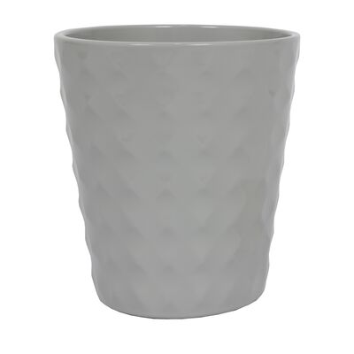 Osłonka ceramiczna borneo szara 14,2 x 11,6 cm