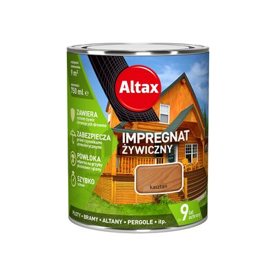 Impregnat żywiczny 0,75 l kasztan Altax