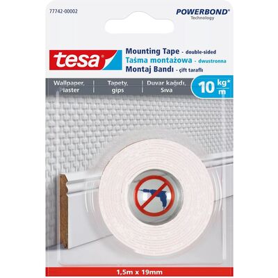 Taśma montażowa do tapet 1,5 x 19 mm TESA