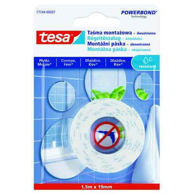 Taśma montażowa do luster 1,5 x 19 tesa