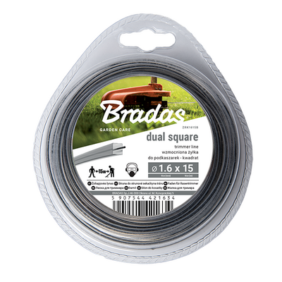 Żyłka RIPPER DUAL, kwadrat, 1,6 mm x 15 m, blister