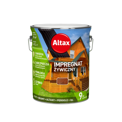Impregnat żywiczny 4,5 l orzech Altax