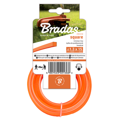 Żyłka TRIMMER, kwadrat, 2,7 mm x 50 m, karta