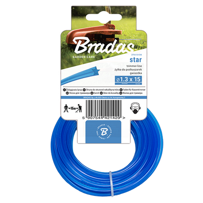 Żyłka TRIMMER, gwiazda, 2,7 mm x 50 m, karta