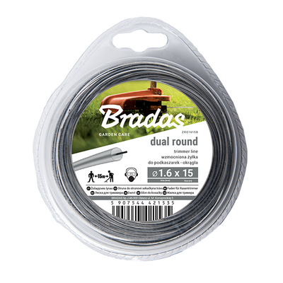 Żyłka RIPPER DUAL, okrągła, 2,4 mm x 15 m, blister