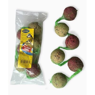 Warkocz 6 kul mix -3 klasyczne i 3 truskawkowe 600 g