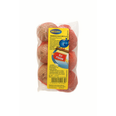 Warkocz 6 kul mix -3 klasyczne i 3 truskawkowe 600 g