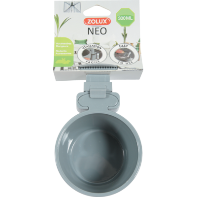 Miska plastikowa NEO do zawieszenia śr. 9,5 cm szary ZOLUX