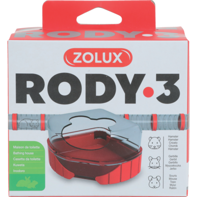 Toaleta RODY3 czerwony ZOLUX