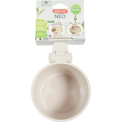Miska plastikowa NEO do zawieszenia śr. 12 cm beżowy ZOLUX