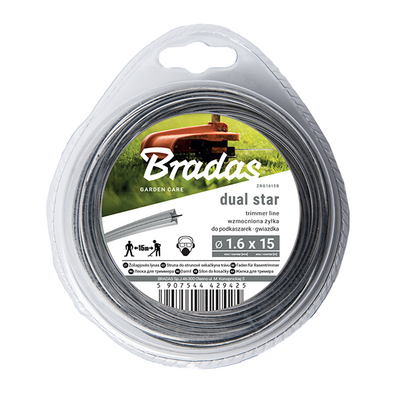 Żyłka RIPPER DUAL, gwiazda, 2,0 mm x 15 m, blister