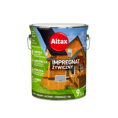 Impregnat żywiczny 4,5 l szary Altax