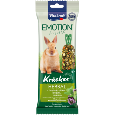 Kolba dla królika Emotion Kracker herbal 2 sztuki Vitakraft