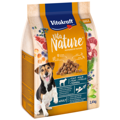 Karma dla psa VITA NATURE cielęcina 2,4 kg sucha Vitakraft