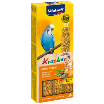 Kolba dla papugi falistej KRACKER 3szt miód Vitakraft