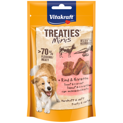 Przysmak dla psa TREATIES MINIS wołowina/marchewka 48g Vitakraft