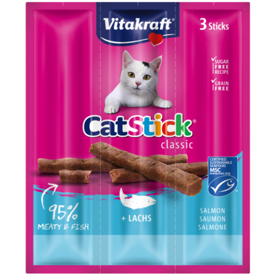 Przysmak dla kota Cat Stick Mini 3szt łosoś Vitakraft