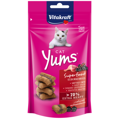 Przysmak dla kota Cat Yums Superfood czarny bez 40g Vitakraft