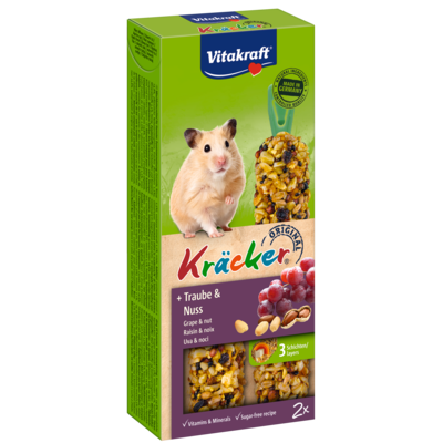 Kolba dla chomika Kracker 2 sztuki winogrona/orzechy Vitakraft