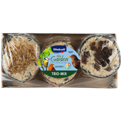 Kokos dla ptaków ogrodowych VITA GARDEN Kokos 3x1/2 Vitakraft
