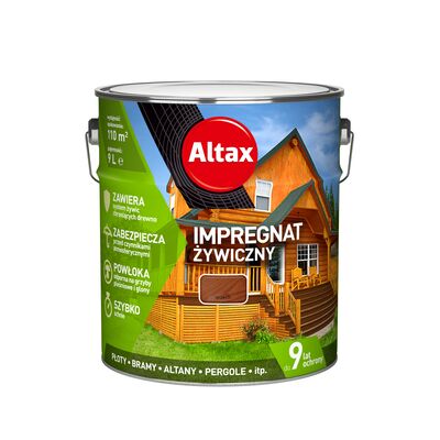 Impregnat żywiczny 9 l orzech Altax