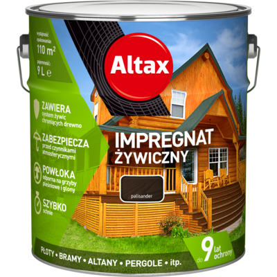 Impregnat żywiczny 9 l palisander Altax