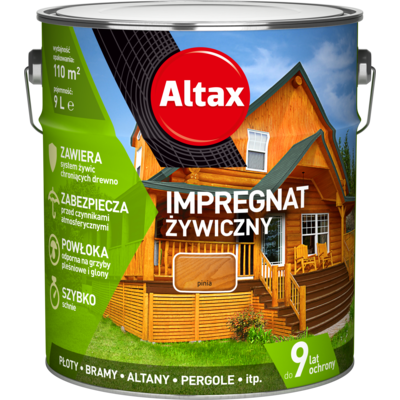 Impregnat żywiczny 9 l pinia Altax