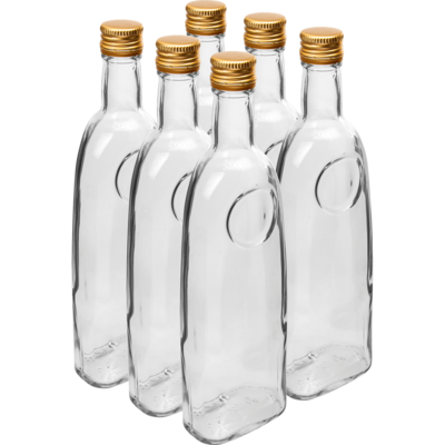 Butelka Staromiejska 500ml z zakrętką 6 sztuk