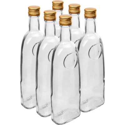 Butelka Staromiejska 500ml z zakrętką, 6szt.