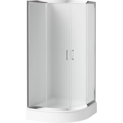 Kabina FUNKIA półokrągła szkło szronione 90 cm