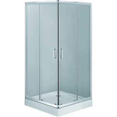 Kabina FUNKIA  kwadratowa szkło transparentne 80 cm