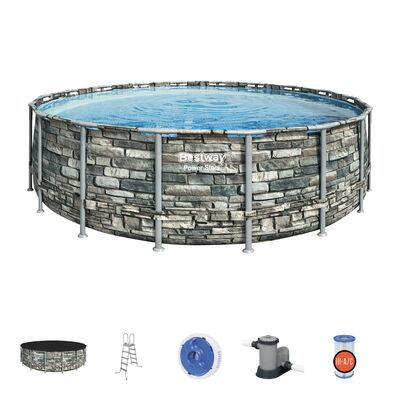 Basen stelażowy Ø549 x 132 cm z akcesoriami Bestway