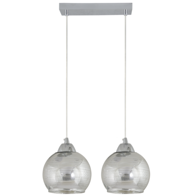 Lampa wisząca linka 2-płomienna E27 chrom 8185/2 8C