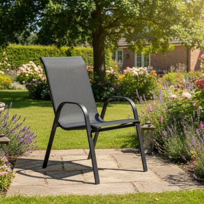 Fotel ogrodowy Endo czarny