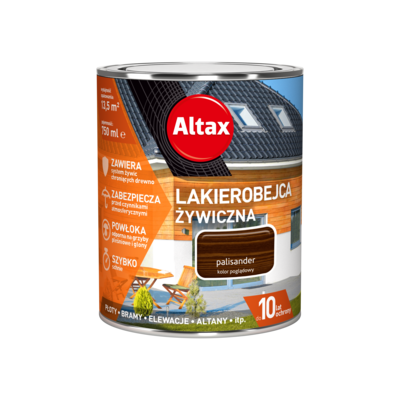 Lakierobejca żywiczna 0,75 l palisander Altax