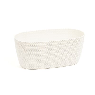 Osłonka owalna JERSEY 38 kremowy Lamela