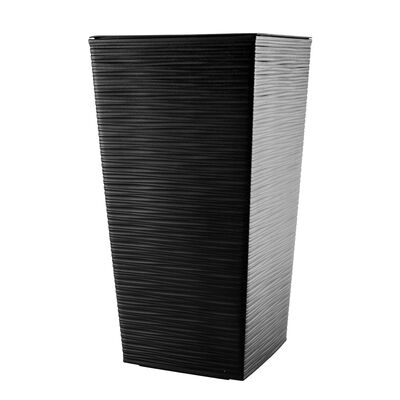 Doniczka FINEZJA 25 cm DŁUTO czarny