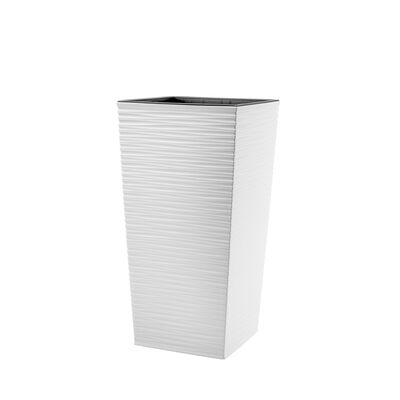 Doniczka FINEZJA 25 cm DŁUTO biały