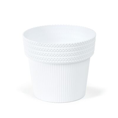 Doniczka POLA jumper fi 14,5 biały Lamela