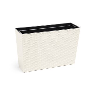 Kwietnik WERBENA 19 x 56 rattan kremowy Lamela