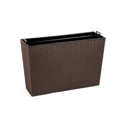 Kwietnik WERBENA 19 x 56 rattan mokka Lamela