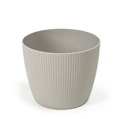 Osłonka-doniczka MAGNOLIA jumper fi 16  taupe Lamela
