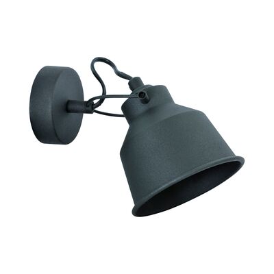Kinkiet Polux NIKO 1xE14 czarny mat
